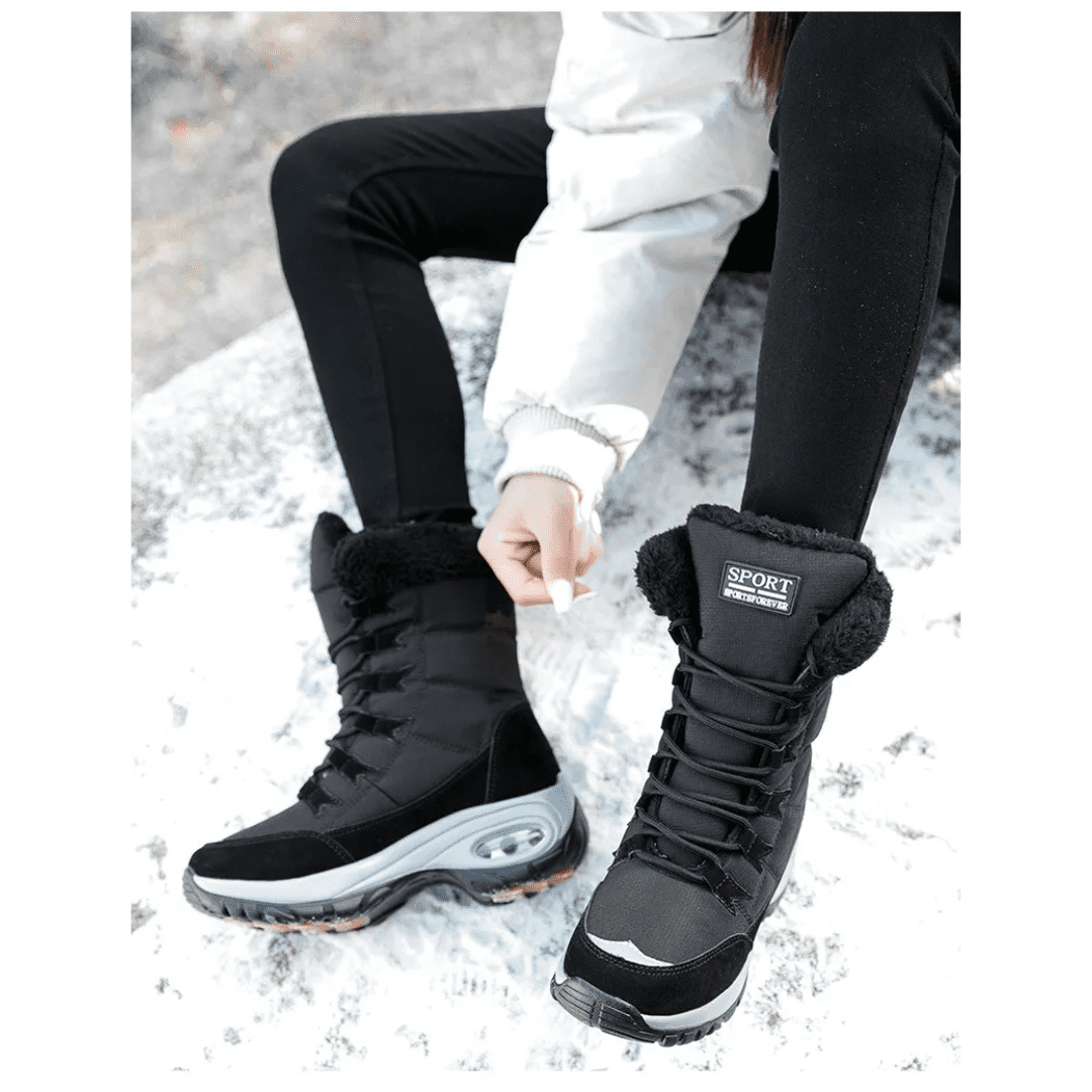 Bota de Neve Feminina com Pelúcia Forglows
