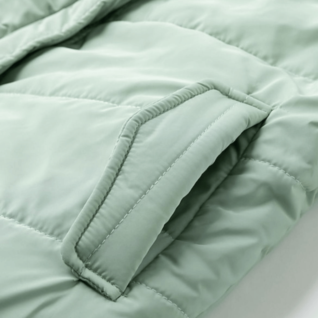 Parka Feminina Grossa com Pelúcia e Capuz Forglows
