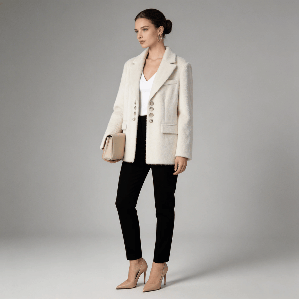 Blazer Feminino de Lã Yngrid Forglows