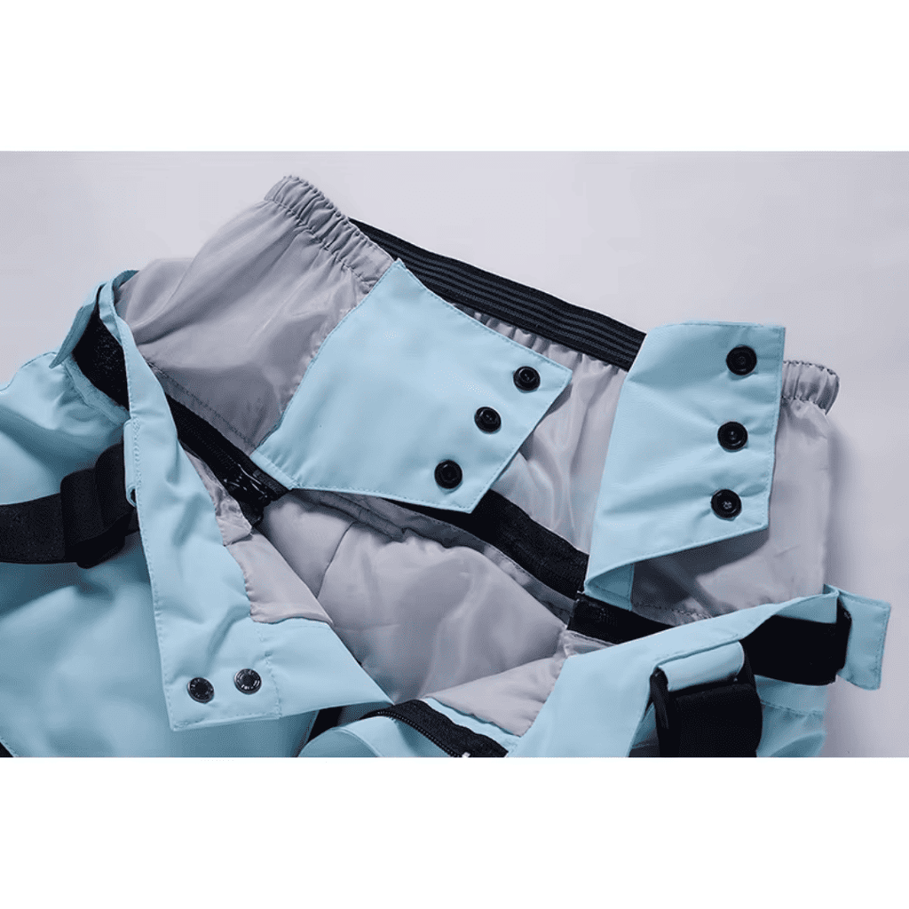 Conjunto de Casaco e Calça com Suspensório Masculino para Neve Forglows