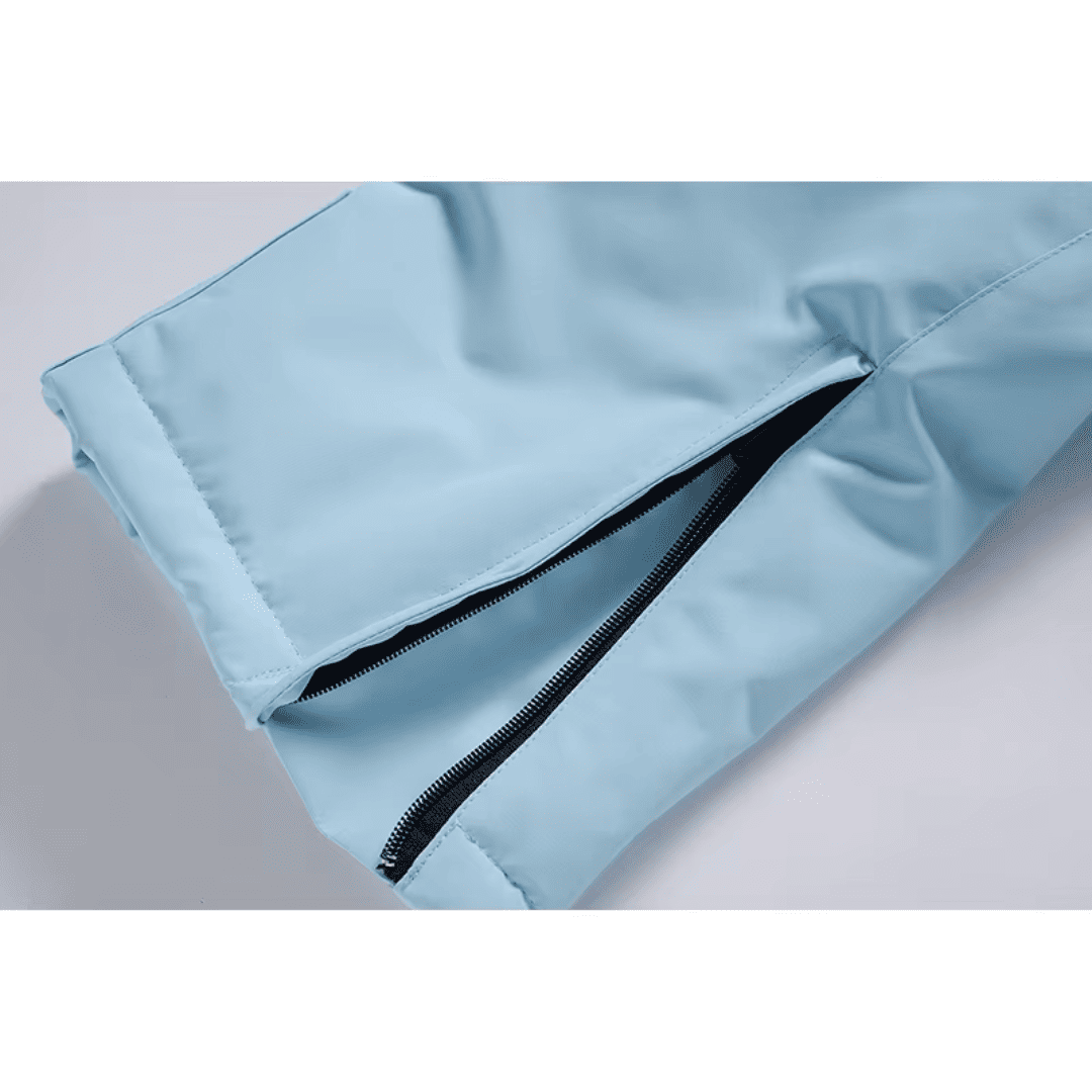 Conjunto de Casaco e Calça com Suspensório Masculino para Neve Forglows
