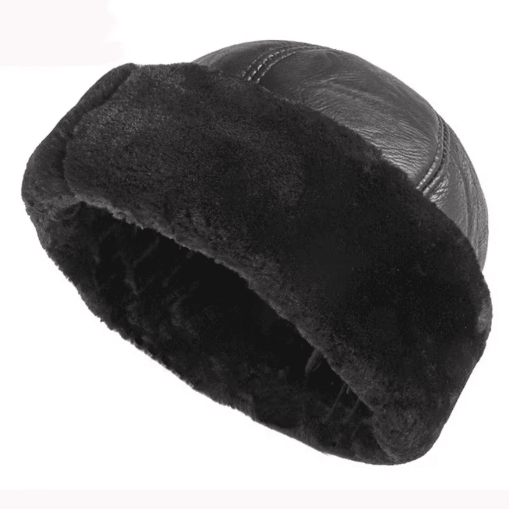 Touca Masculina de Couro Peluciado Forglows
