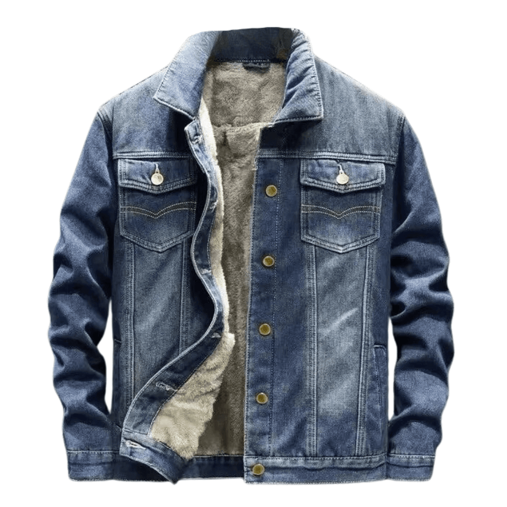 Jaqueta Jeans Masculina Peluciada Forglows
