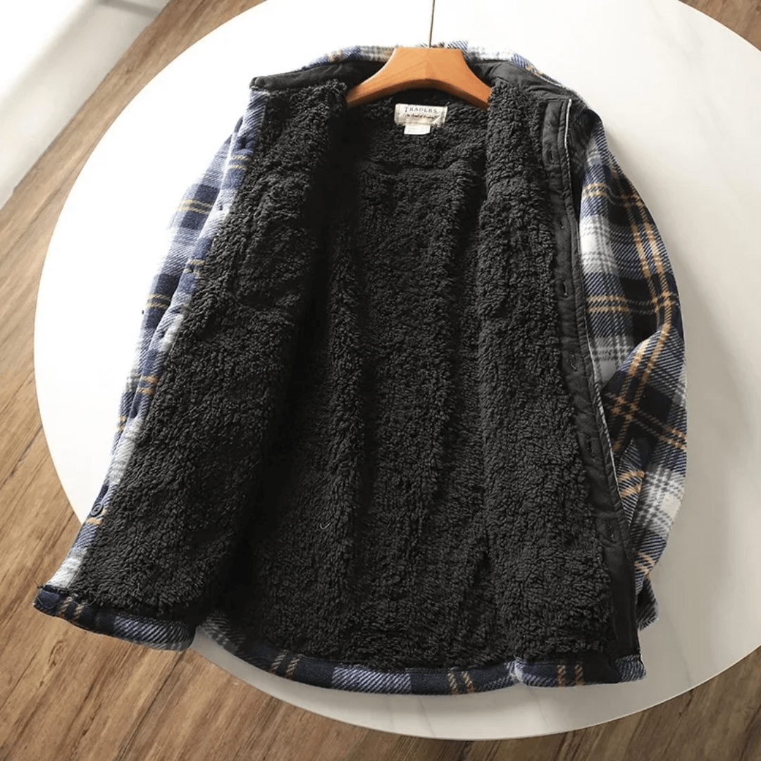 Camisa Masculina Xadrez Peluciada Forglows