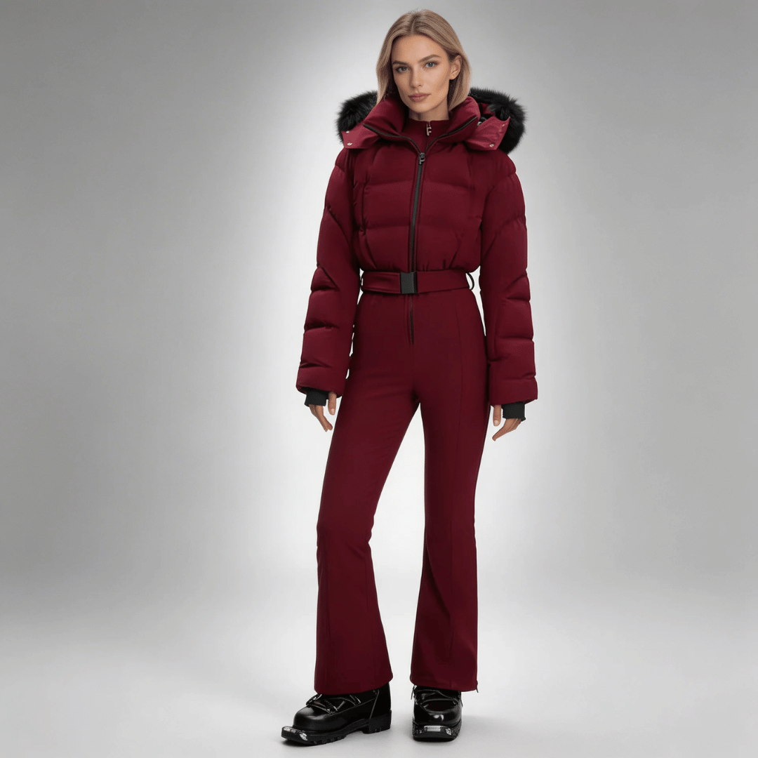 Macacão Feminino Impermeável para Neve Chamonix Forglows
