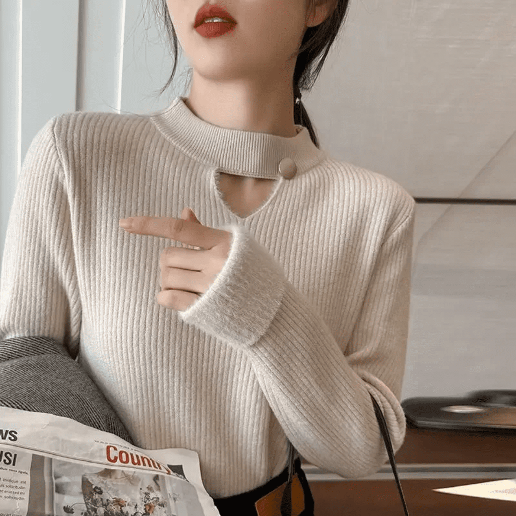 Suéter Feminino Peluciado Delicate Forglows