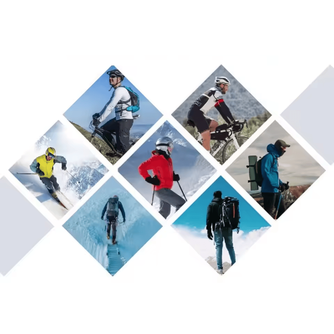 Luva para Esportes na Neve com Pelúcia Impermeável e Touchscreen Forglows