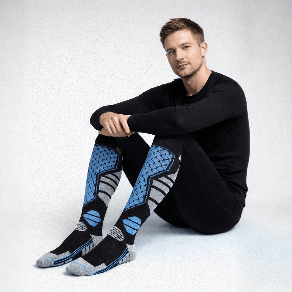 Meia Térmica Masculina para Neve Antiderrapante Forglows