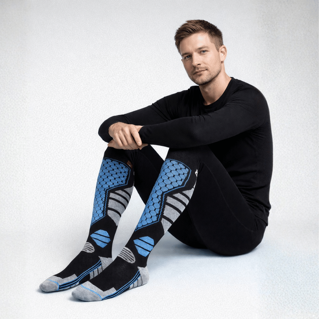 Meia Térmica Masculina para Neve Antiderrapante Forglows