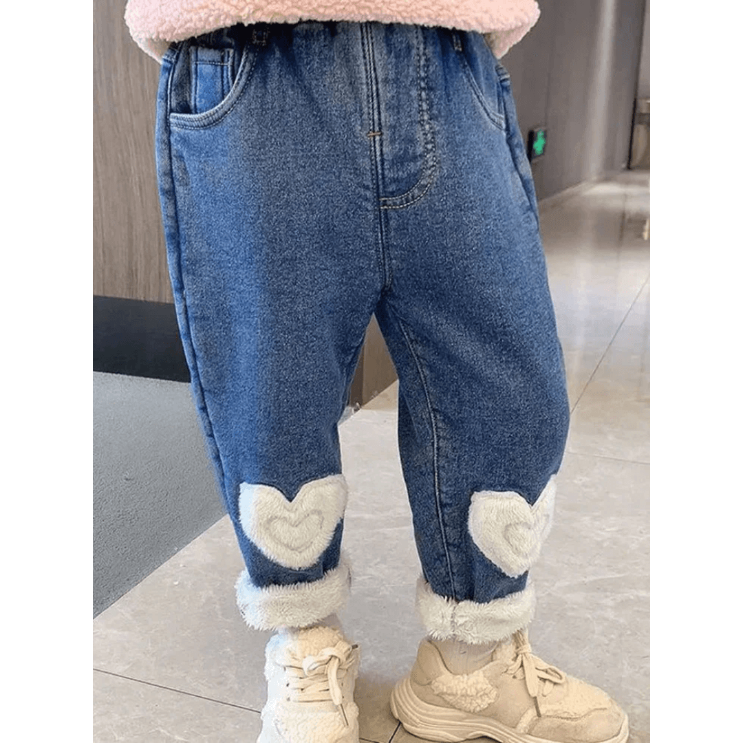 Calça Infantil Jeans e Peluciada Forglows