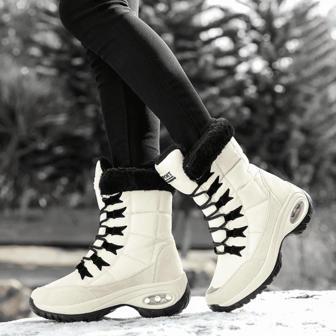 Bota de Neve Feminina com Pelúcia Forglows