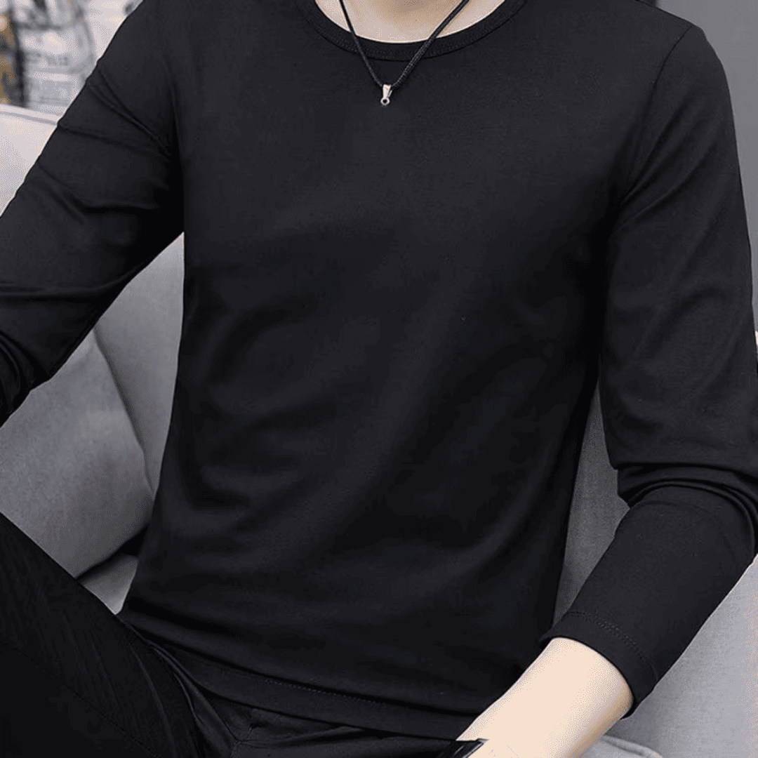 Blusa Térmica Manga Longa Masculina Forrada com Pelúcia Forglows
