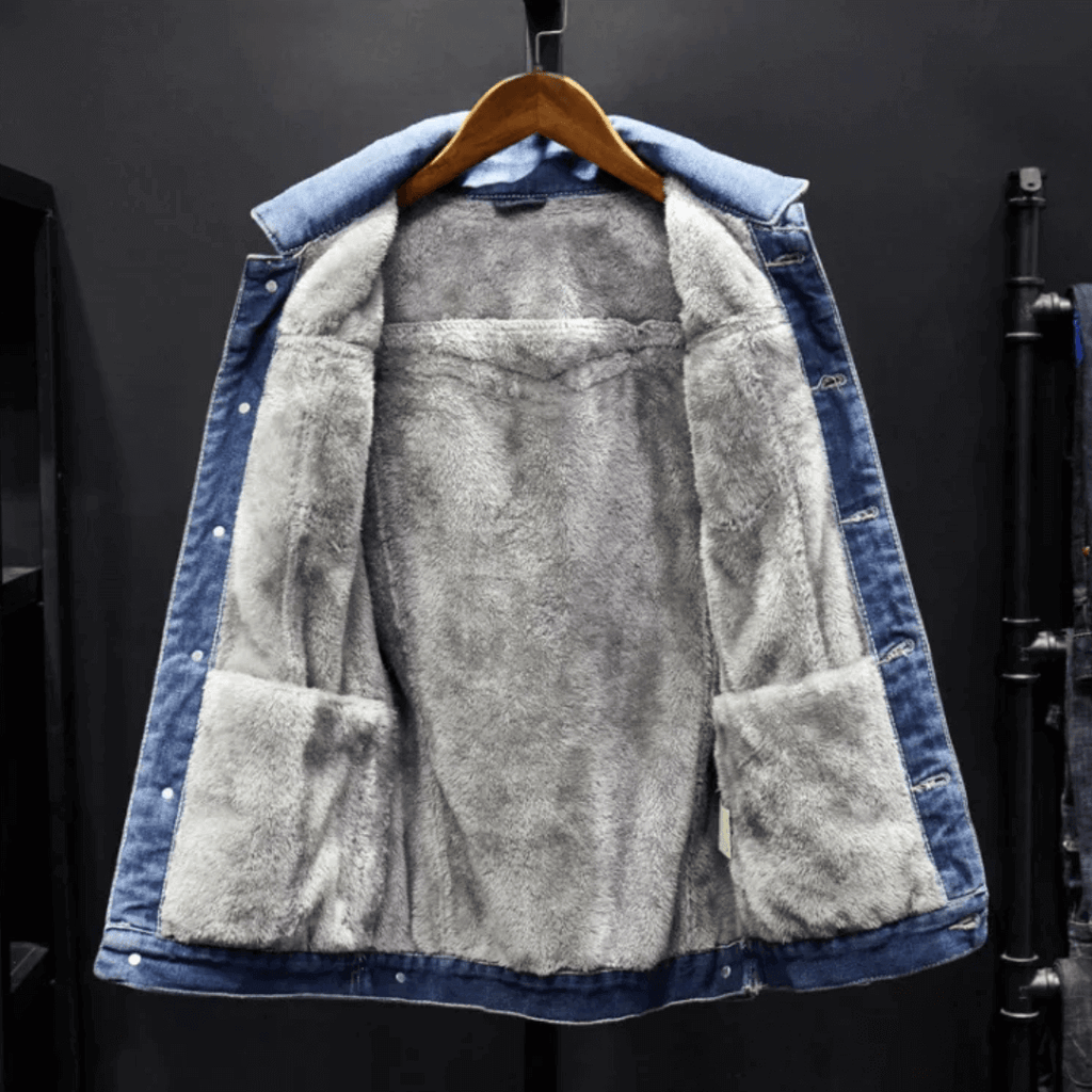 Jaqueta Jeans Masculina Peluciada Forglows
