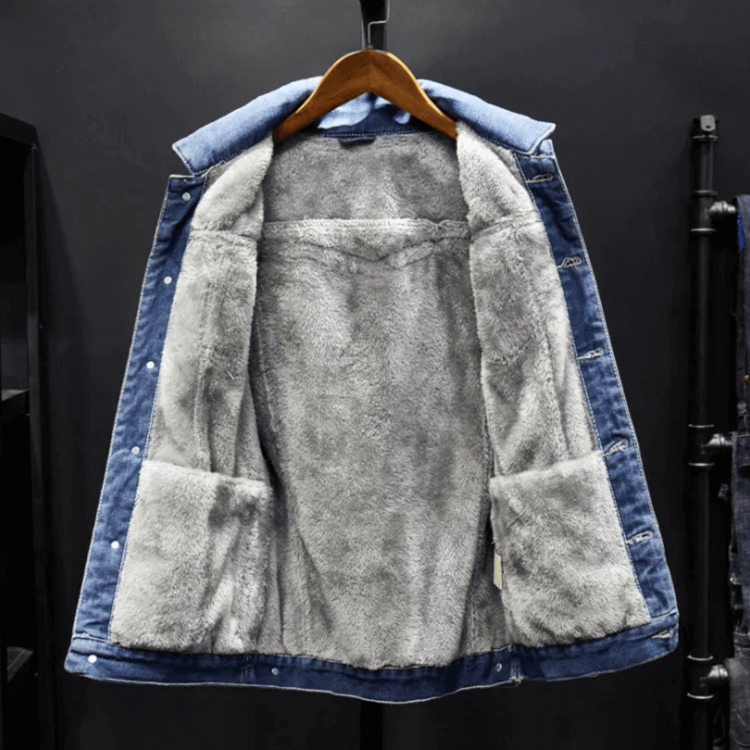 Jaqueta Jeans Masculina Peluciada Forglows