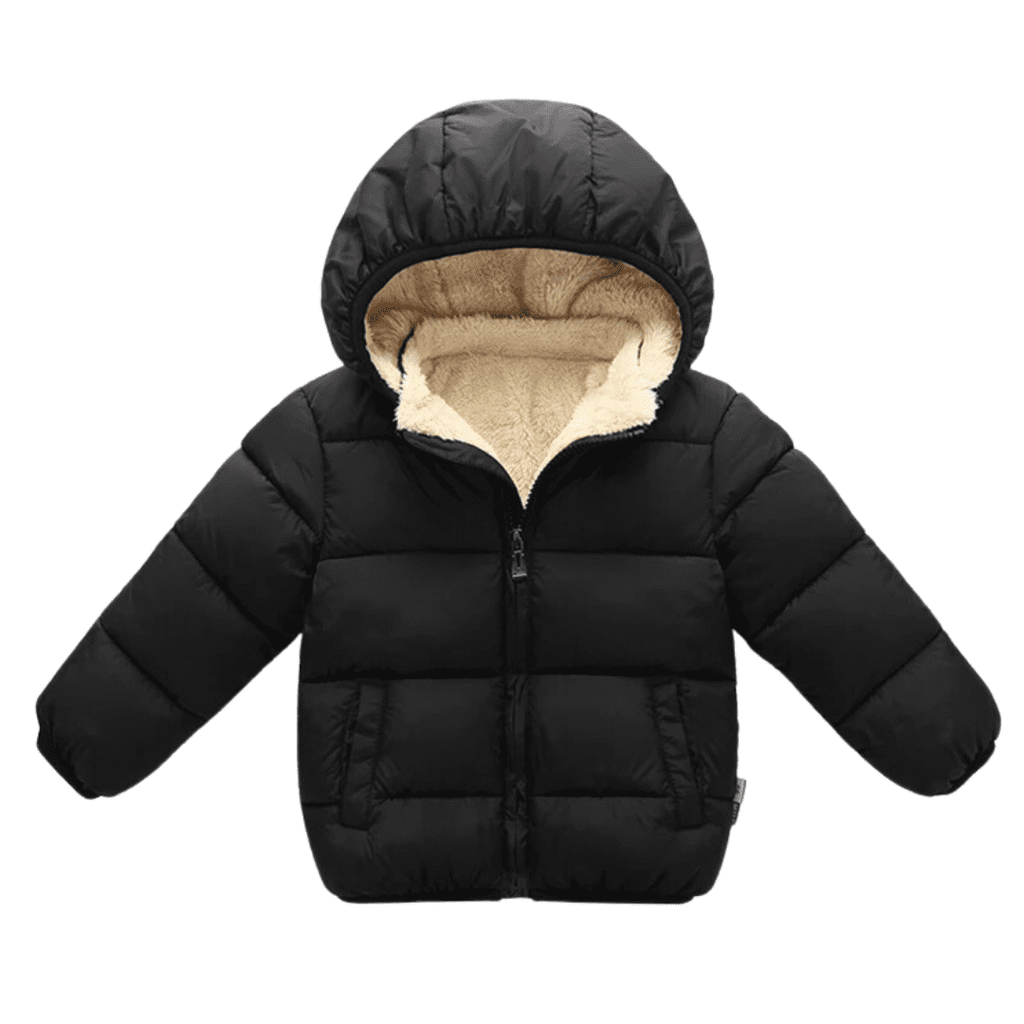 Jaqueta Puffer Infantil com Pelúcia Forglows