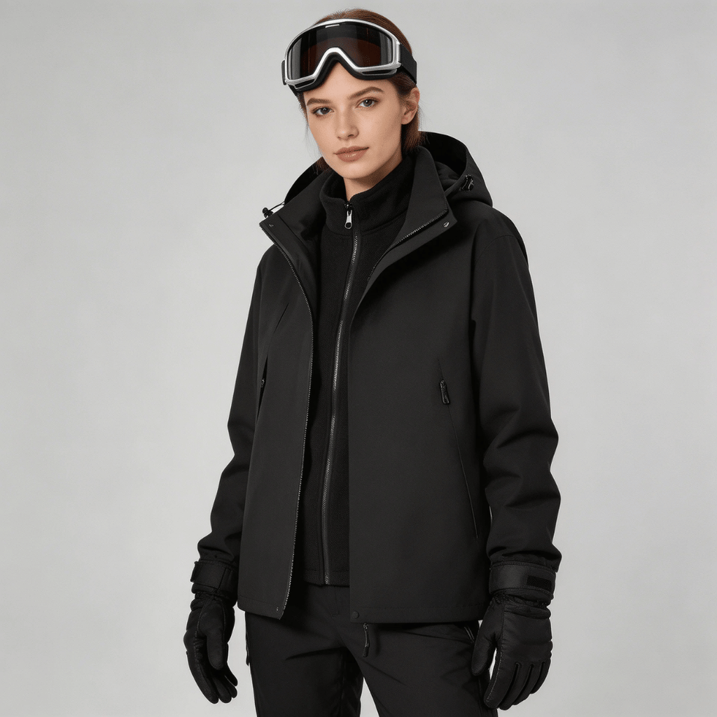 Jaqueta 3 em 1 Impermeável Feminina para Neve Forglows