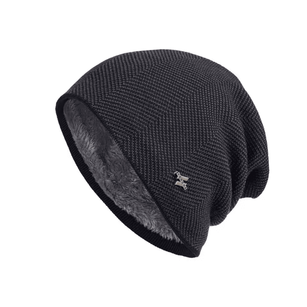 Gorro Masculino Forrado com Pelúcia Casual Forglows