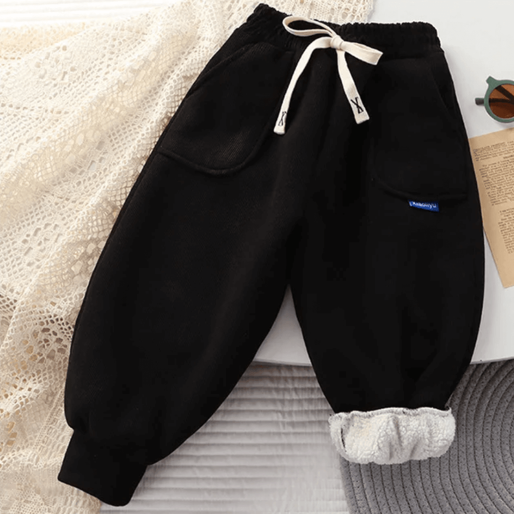 Calça Infantil de Moletom com Pelúcia Forglows