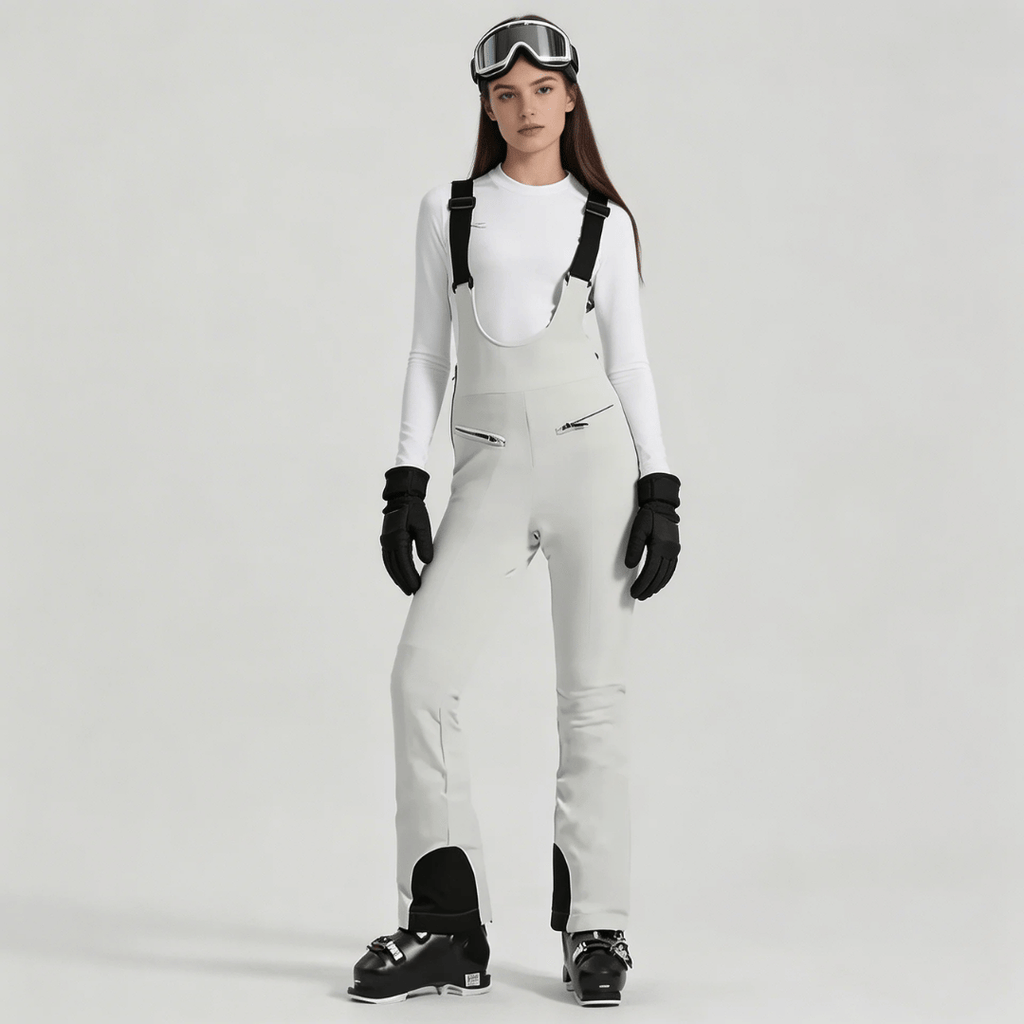 Calça Feminina com Alças para Neve Impermeável Forglows