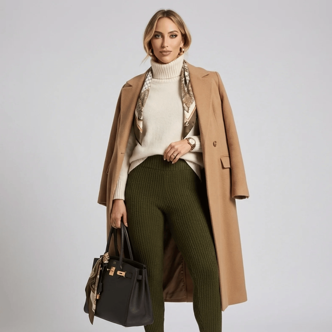 Legging Feminina Canelada com Pezinho Autumn Forglows