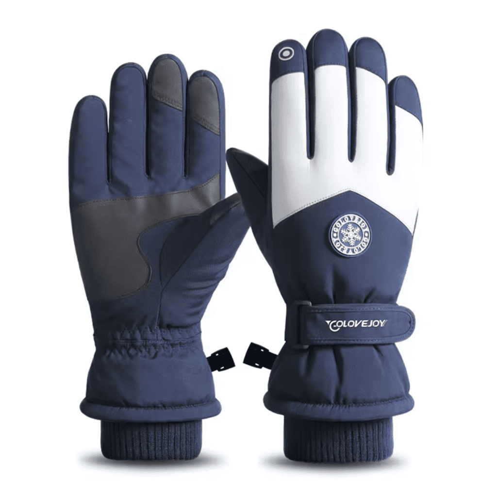 Luva Masculina para Neve Impermeável e Touchscreen Forglows