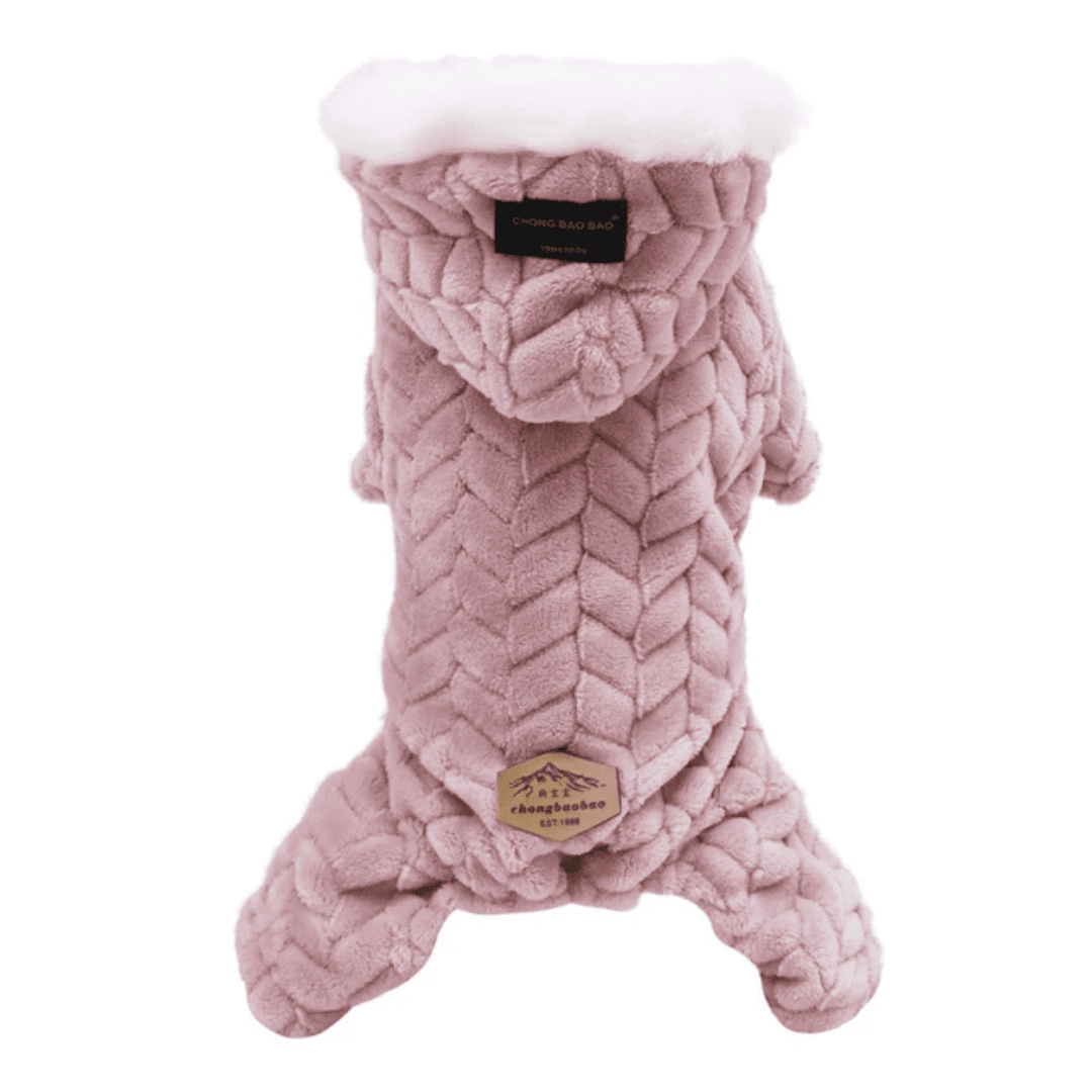 Roupa Pet de Veludo com Pelúcia Forglows