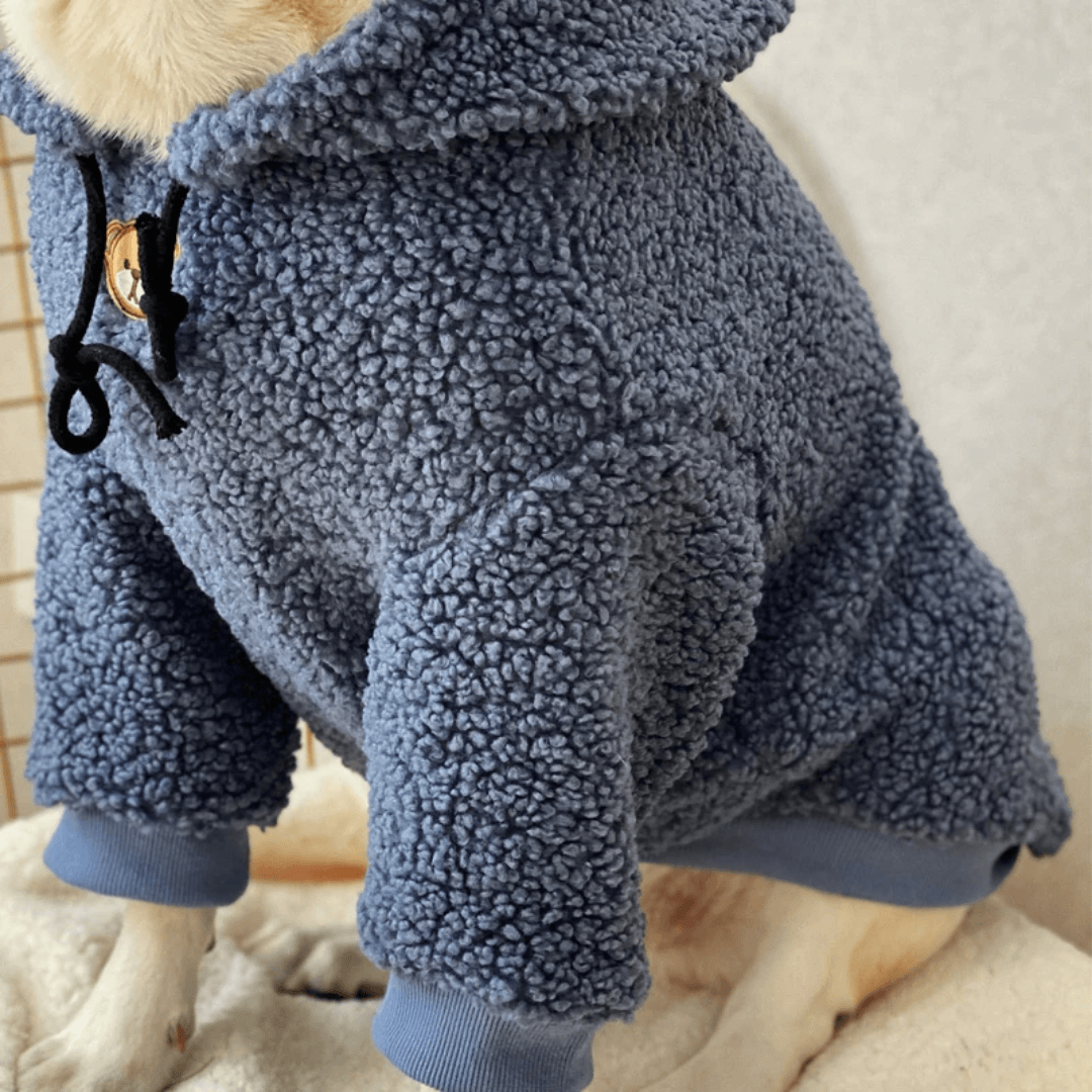 Moletom Pet Com Capuz de Lã Forglows