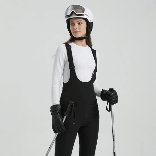 Calça Feminina com Alças para Neve Impermeável Forglows