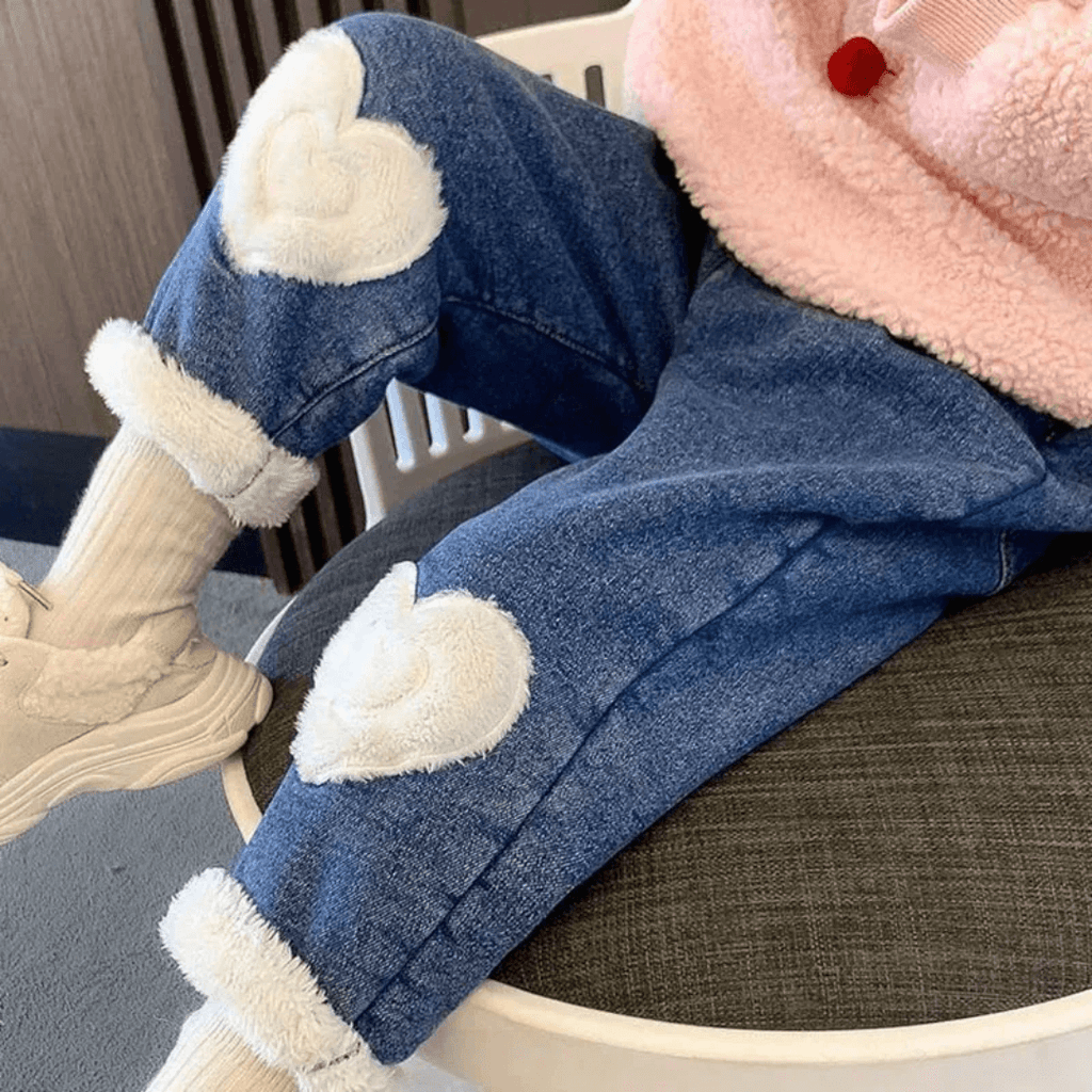 Calça Infantil Jeans e Peluciada Forglows