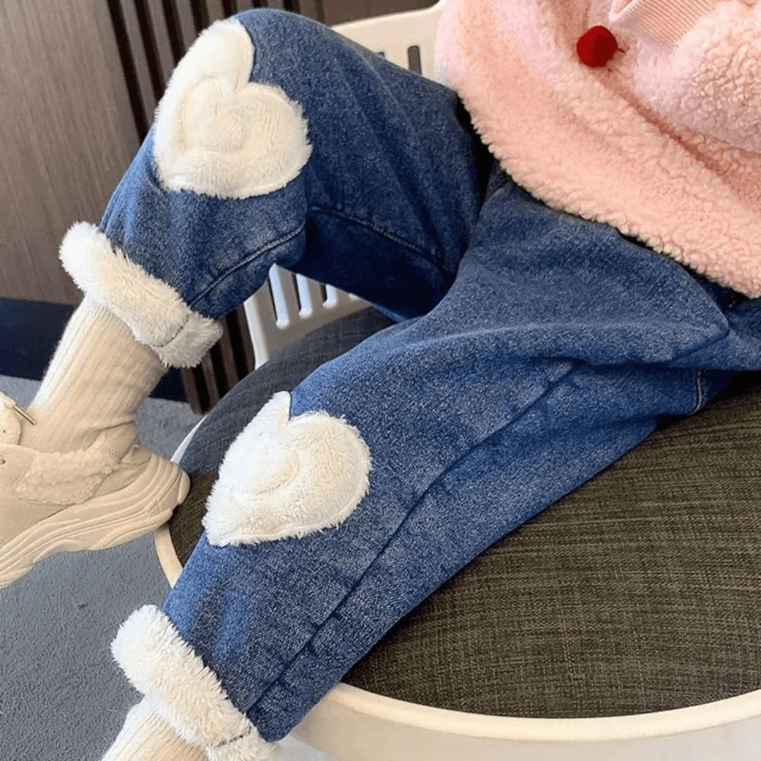 Calça Infantil Jeans e Peluciada Forglows