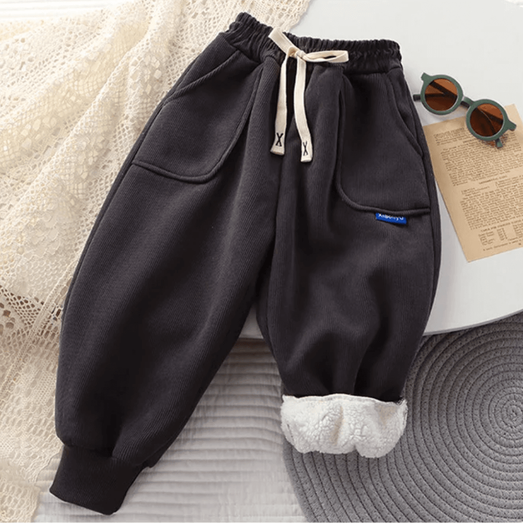 Calça Infantil de Moletom com Pelúcia Forglows