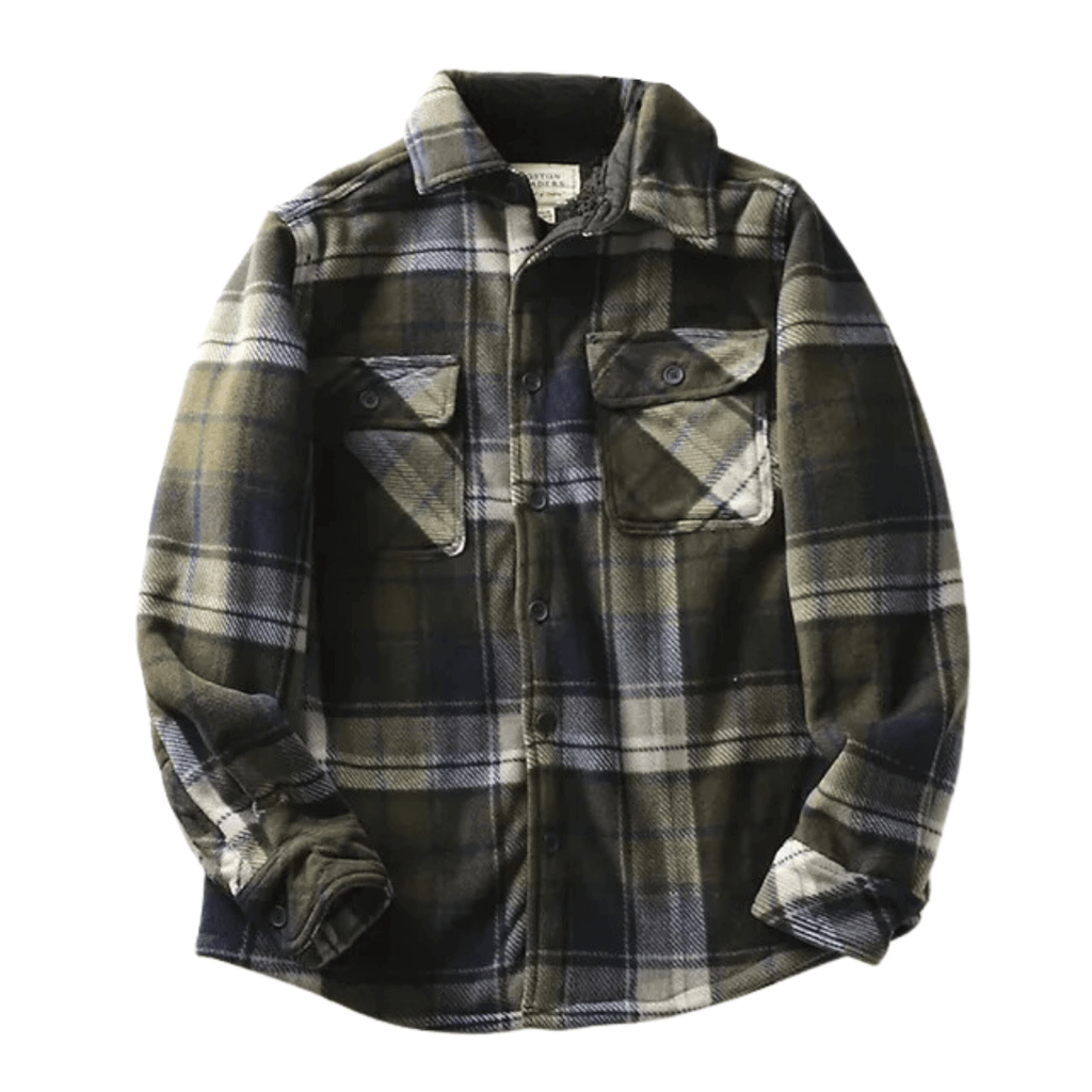 Camisa Masculina Xadrez Peluciada Forglows