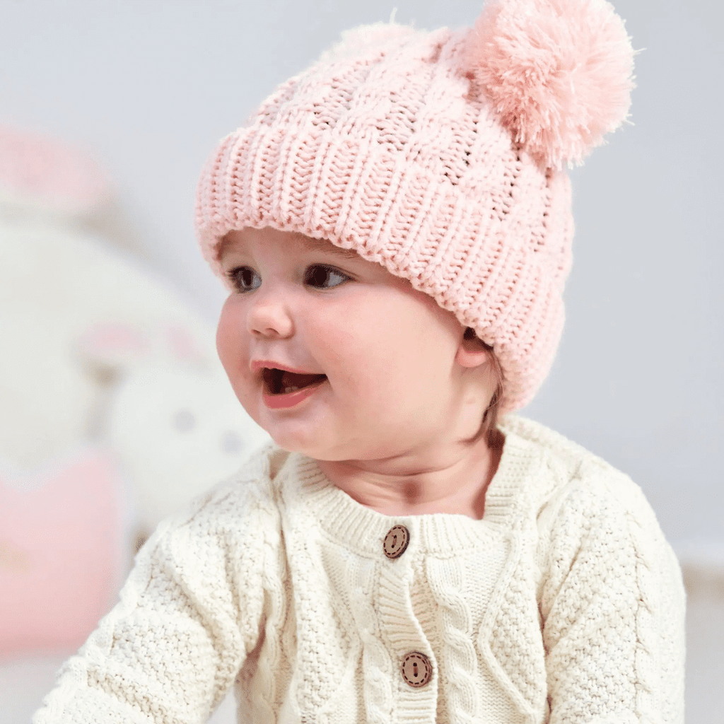 Touca Infantil com PomPom Forglows