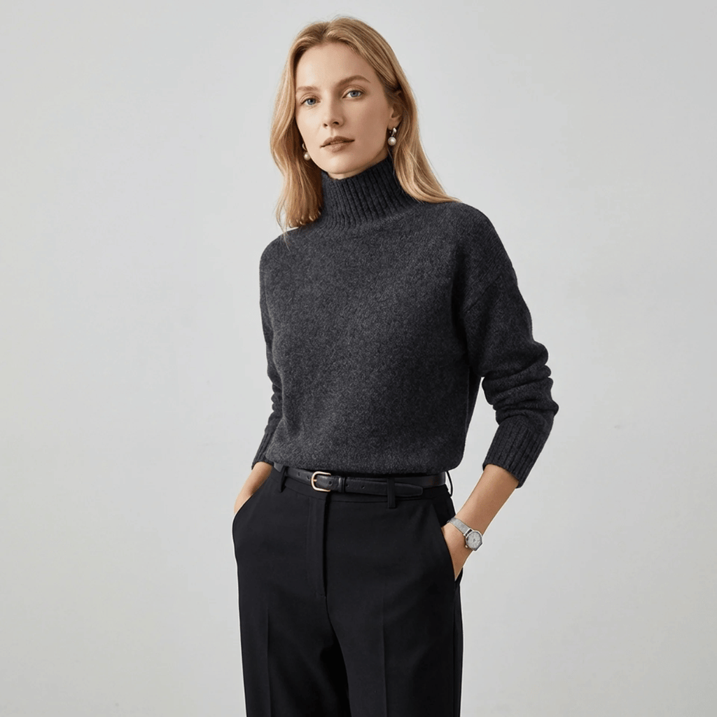 Maxi Suéter Feminino com Gola Alta Denali Forglows