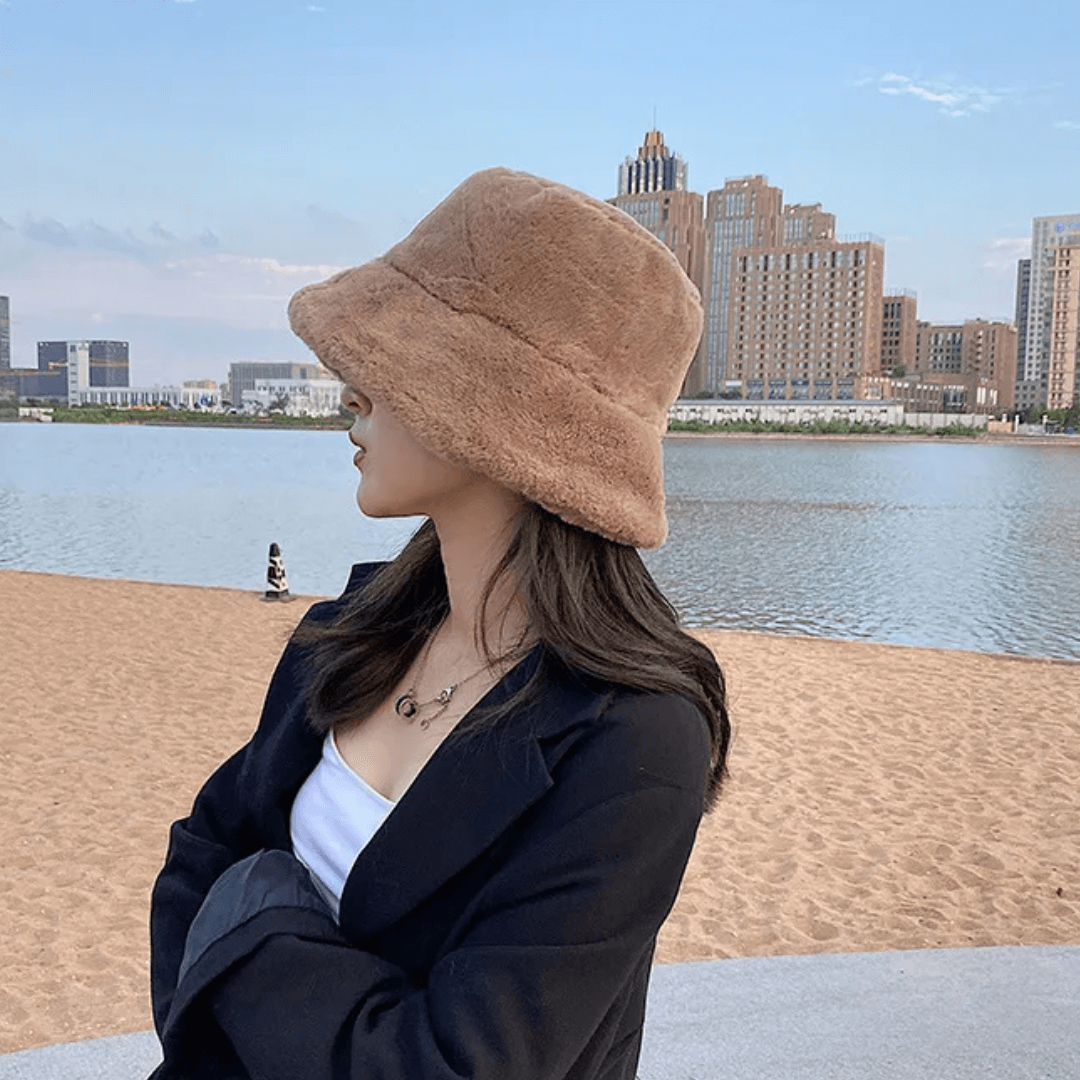 Chapéu Bucket Feminino Peluciado Forglows