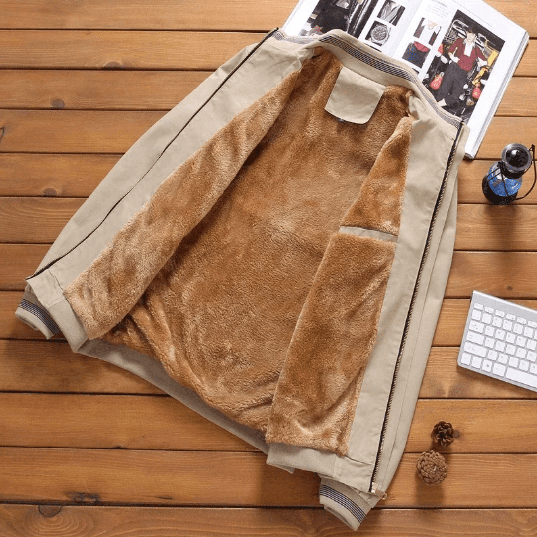 Jaqueta Masculina Bomber com Pelúcia Forglows