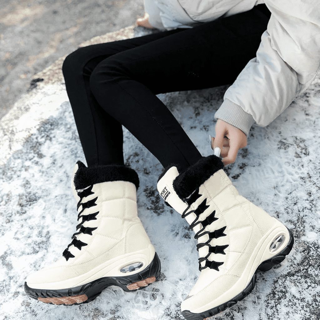 Bota de Neve Feminina com Pelúcia Forglows