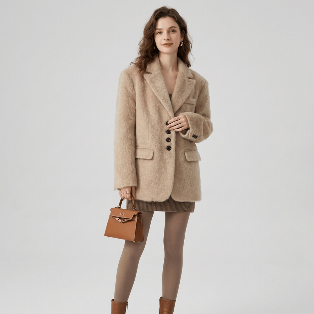 Blazer Feminino de Lã Yngrid Forglows