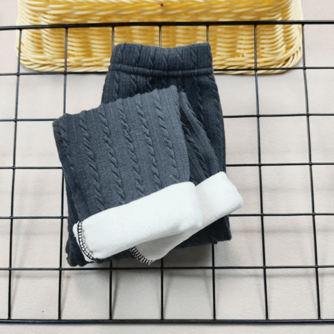 Calça Infantil com Pelúcia Jacquard Forglows