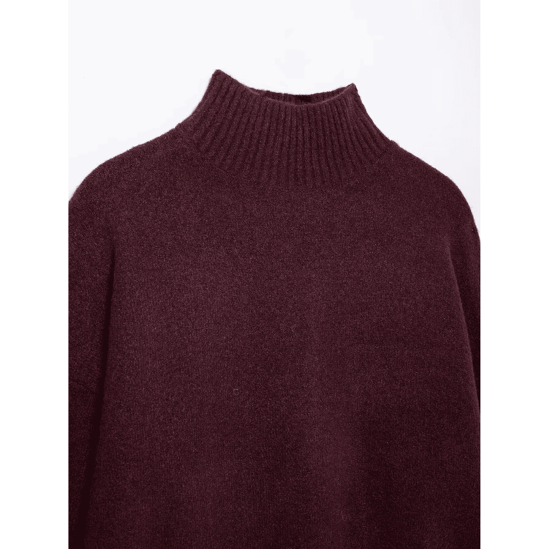 Maxi Suéter Feminino com Gola Alta Denali Forglows