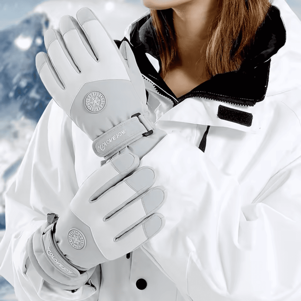 Luva Feminina para Neve Impermeável e Touchscreen Forglows
