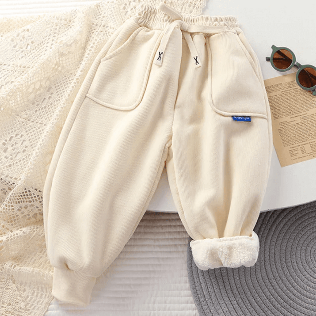 Calça Infantil de Moletom com Pelúcia Forglows