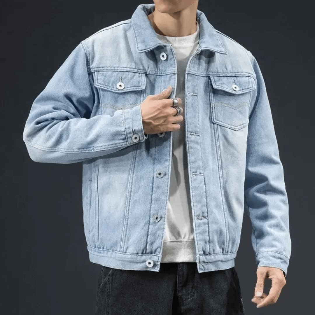 Jaqueta Jeans Masculina Peluciada Forglows