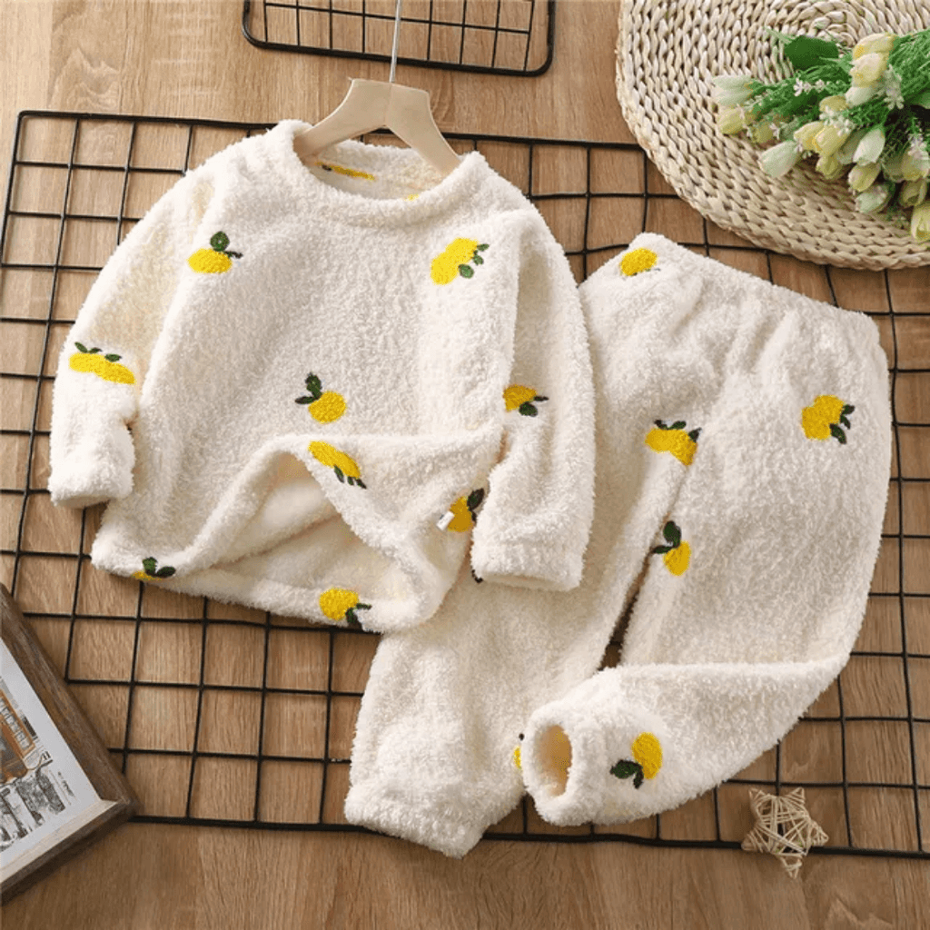 Pijama Infantil de Pelúcia Unissex Forglows