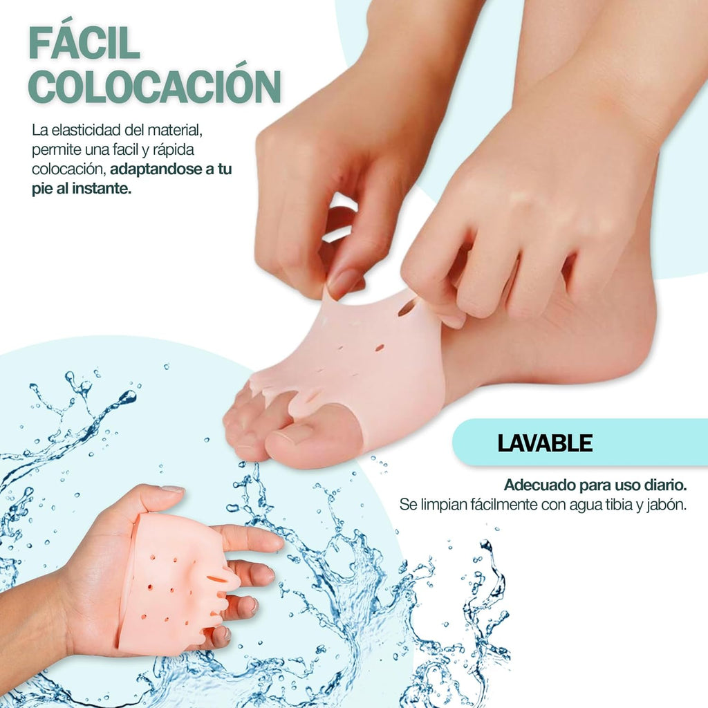 Almohadillas terapéuticas con Separador de dedos l SoftToe™