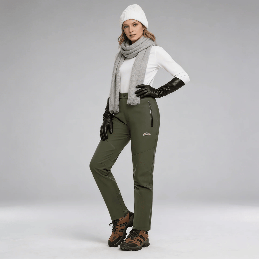 Calça Feminina Impermeável e Forrada para Neve Forglows