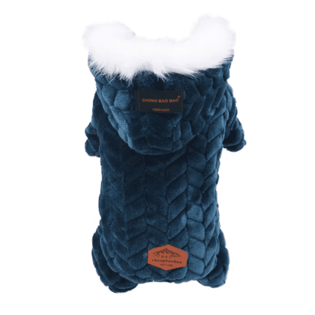 Roupa Pet de Veludo com Pelúcia Forglows
