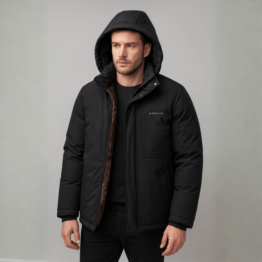 Jaqueta Masculina com Capuz Forrada Forglows