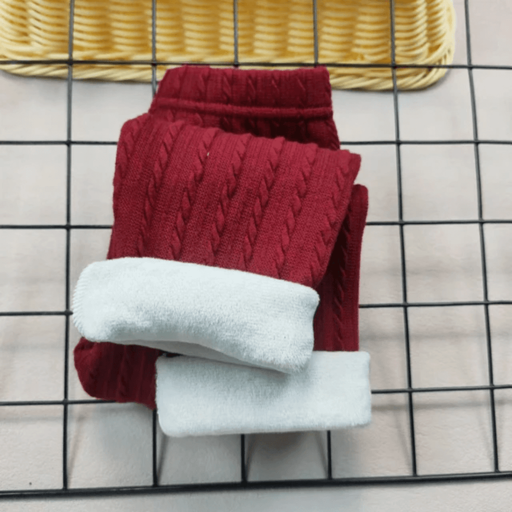 Calça Infantil com Pelúcia Jacquard Forglows