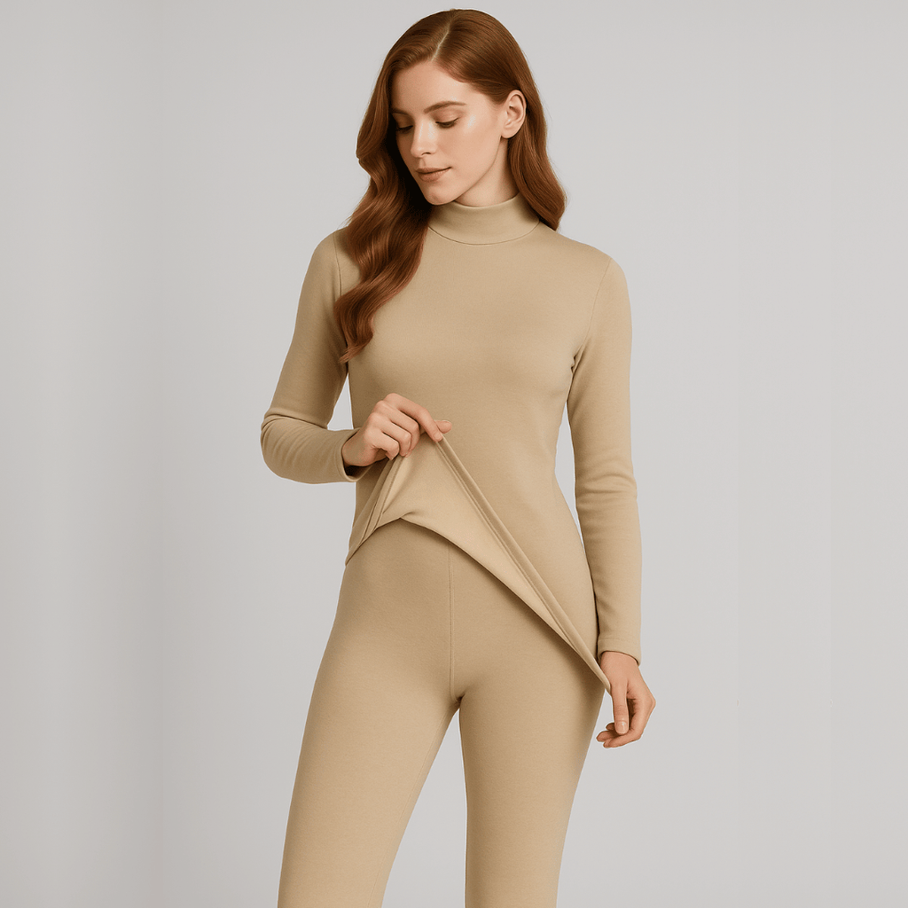 Conjunto Feminino Térmico Peluciado Segunda Pele Forglows